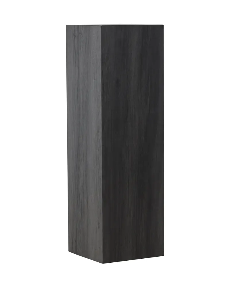 Ramsvik hoher Beistelltisch in Säulenform in 40 × 40 cm, Schwarz, Ansicht 12