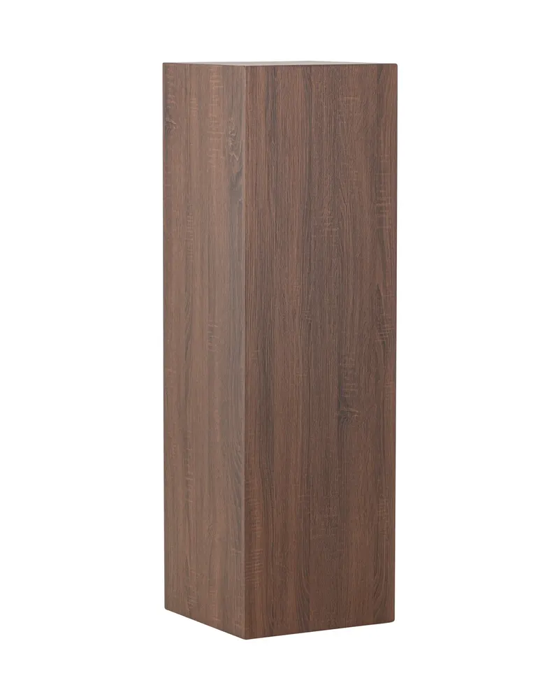 Ramsvik hoher Beistelltisch in Säulenform in 40 × 40 cm, Braun, Ansicht 12