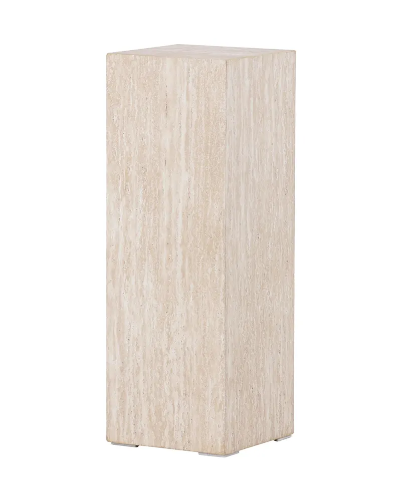 Ramsvik hoher Beistelltisch in Säulenform in 23 × 23 cm, Beige, Ansicht 1