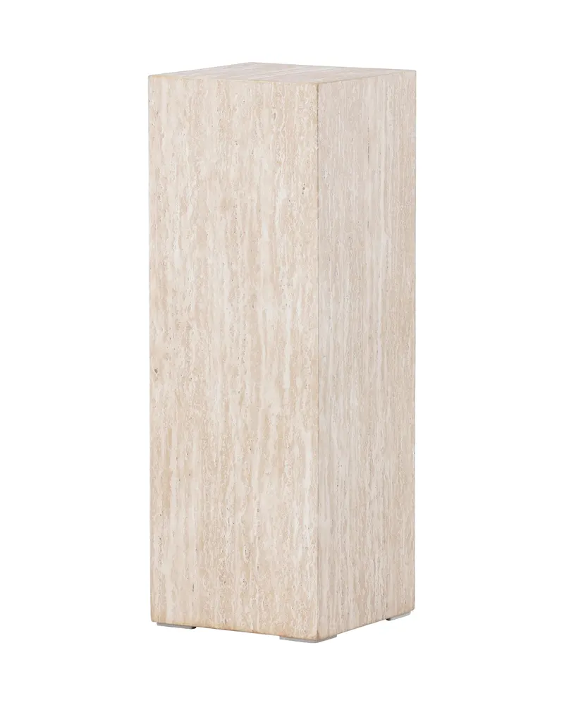 Ramsvik hoher Beistelltisch in Säulenform in 23 × 23 cm, Beige, Ansicht 11