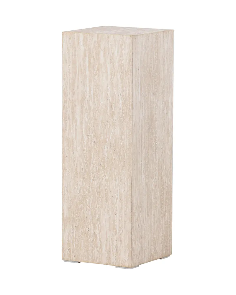 Ramsvik hoher Beistelltisch in Säulenform in 23 × 23 cm, Beige, Ansicht 5