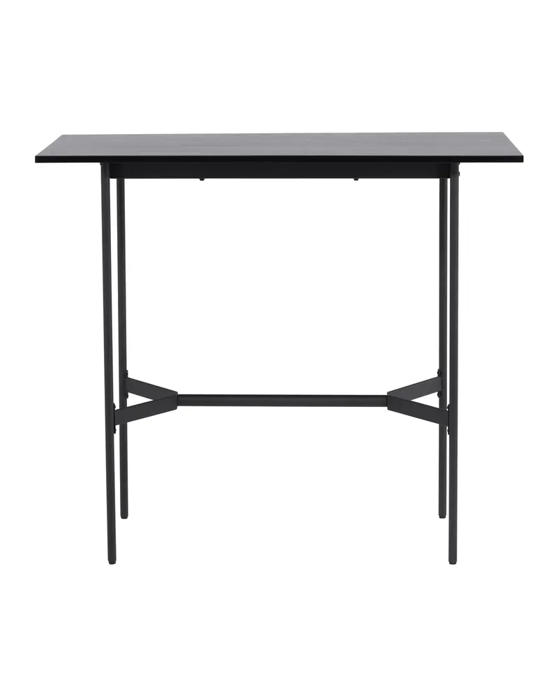 Rax Bartisch 120 × 60 cm in Schwarz mit integrierter Fußstütze
