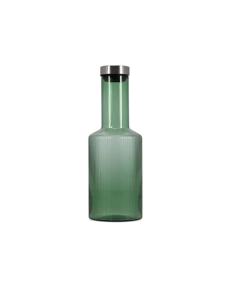 Ray Flasche mit Verschluss aus farbigem Glas, 1 l, Dunkelgrün