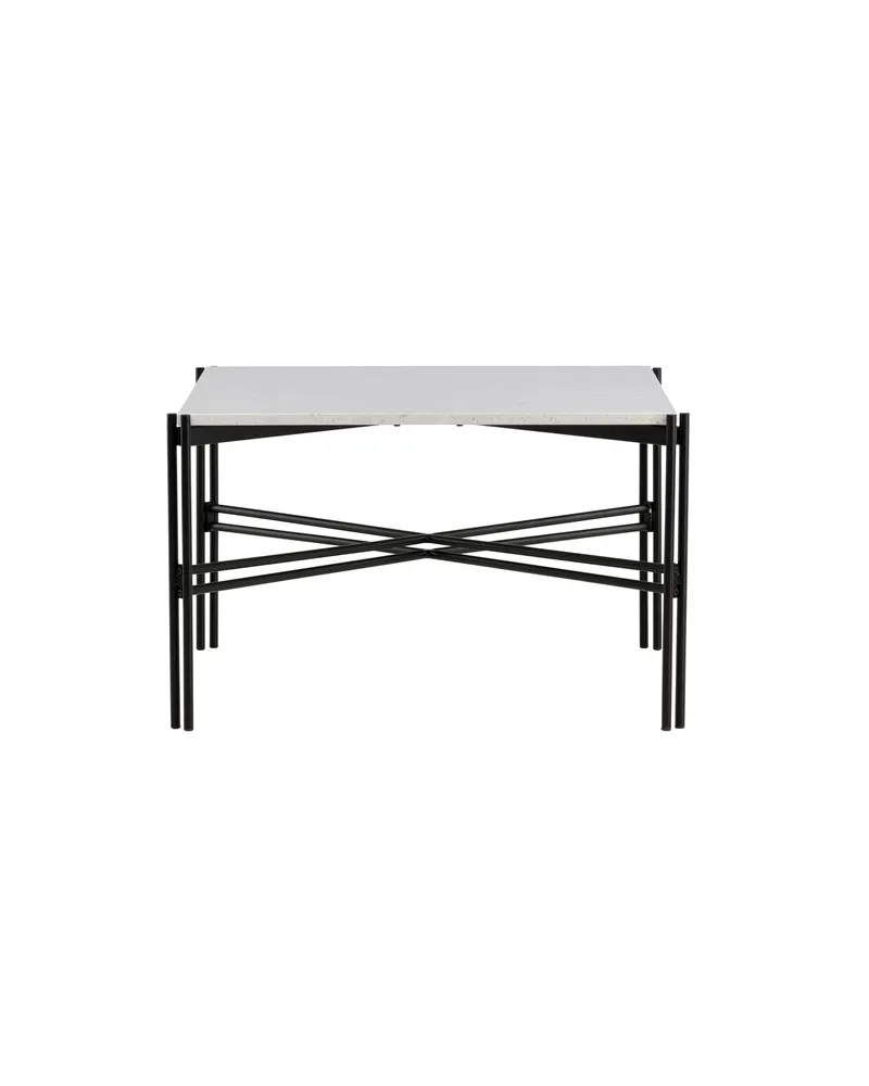 Razzia Couchtisch mit Terrazzoplatte, 75 × 75 cm