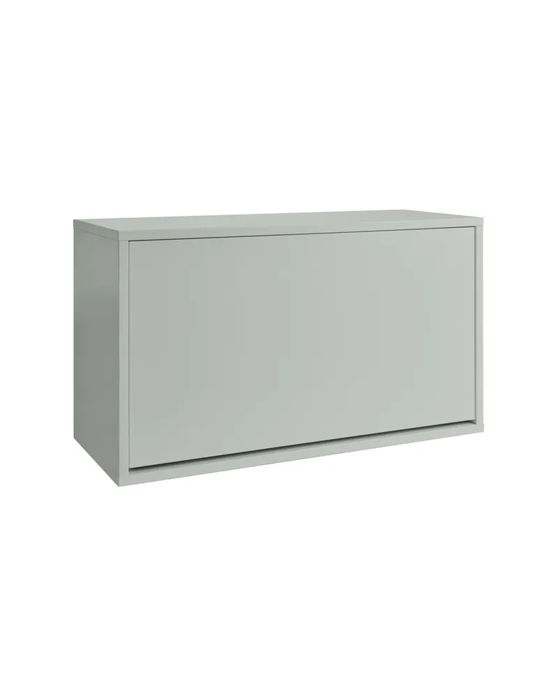 ReCollector Schuhkipper Shoe Box aus melaminbeschichteter Spanplatte, Eisenblau, 70 × 40 × 30 cm (B × H × T), Ansicht 1