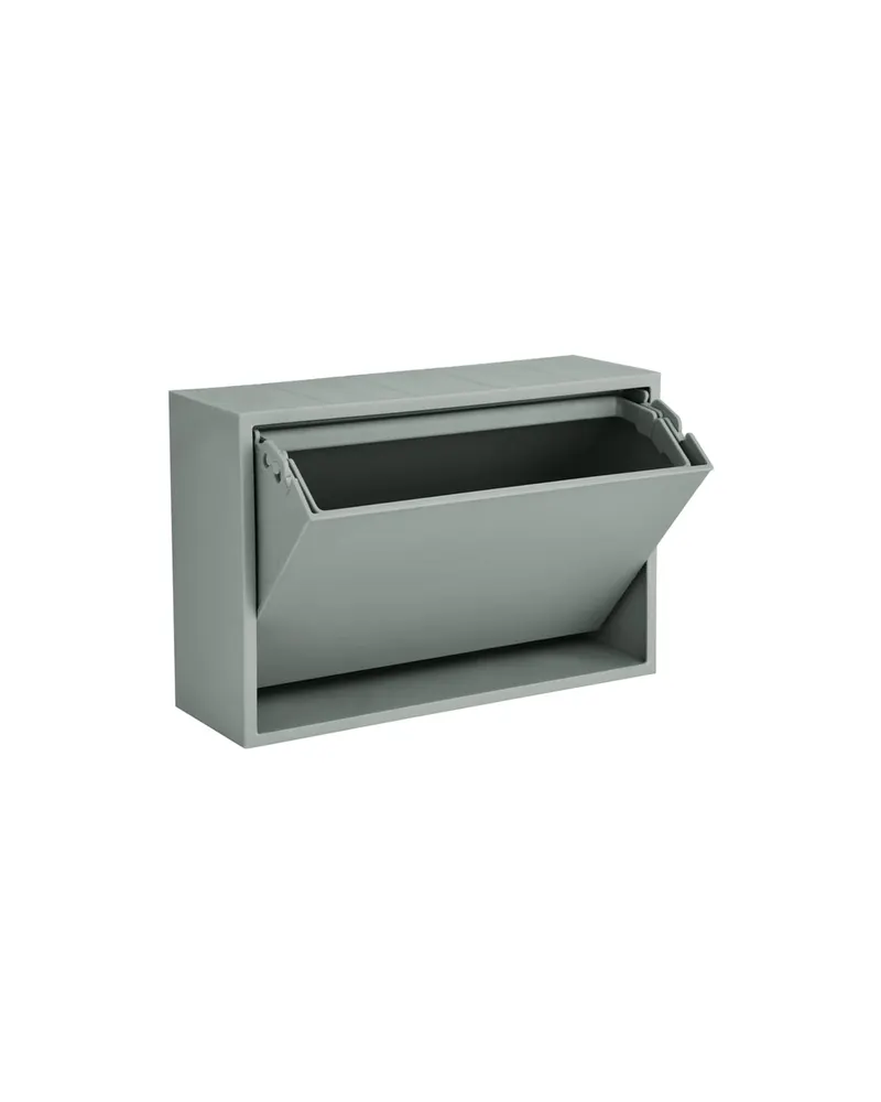 Wand-Aufbewahrungsbox Mini ReCollector aus recyceltem PP, Eisenblau (Iron Blue), 30 × 20 × 10 cm, Ansicht 1