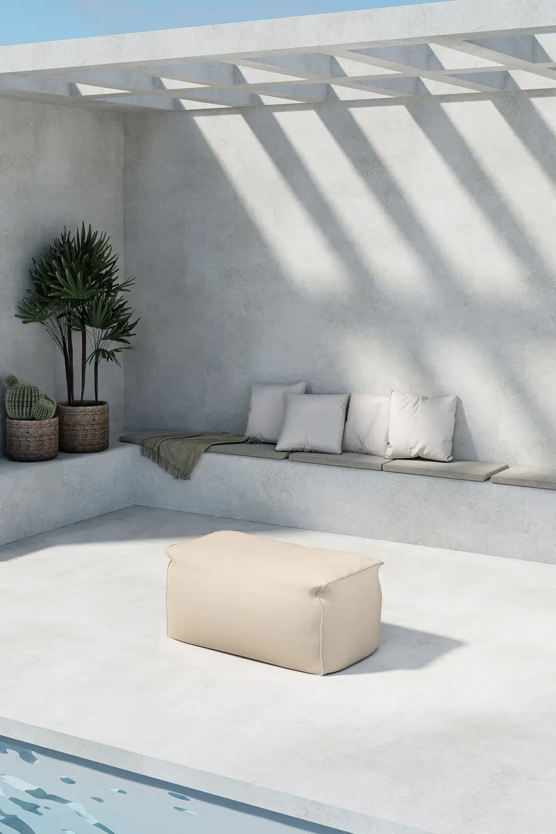 Redang Outdoor-Hocker, im Wohnraum, Ansicht 1