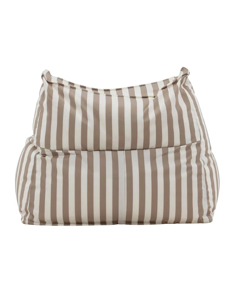 Redang Outdoor-Loungesessel im Sitzsack-Stil in Weiß, Gestell Beige, Olefin, Ansicht 8