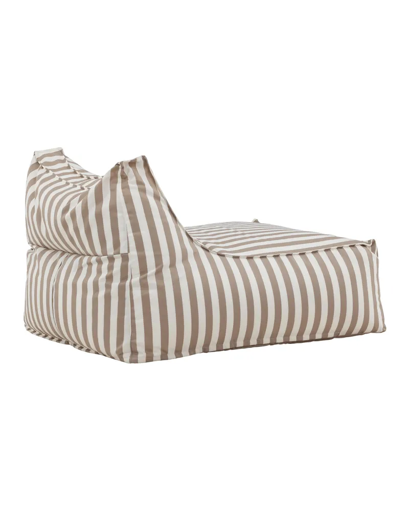 Redang Outdoor-Loungesessel im Sitzsack-Stil in Weiß, Gestell Beige, Olefin, Ansicht 10