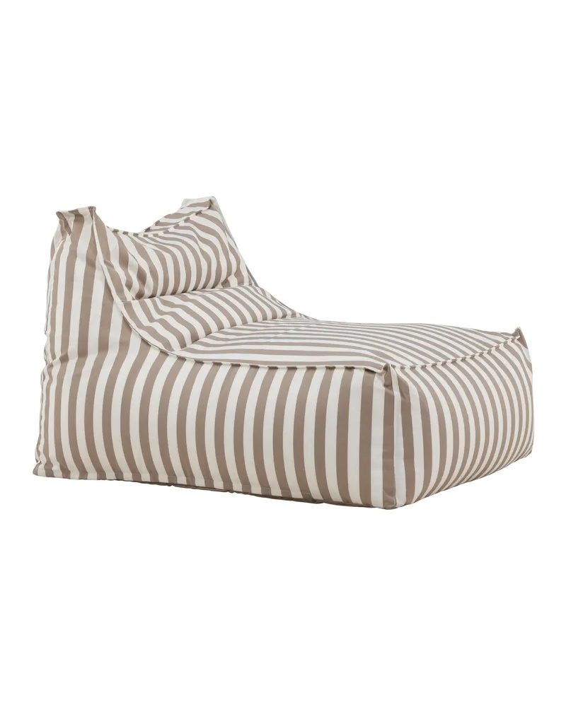Redang Outdoor-Loungesessel im Sitzsack-Stil in Weiß, Gestell Beige, Olefin, Ansicht 12