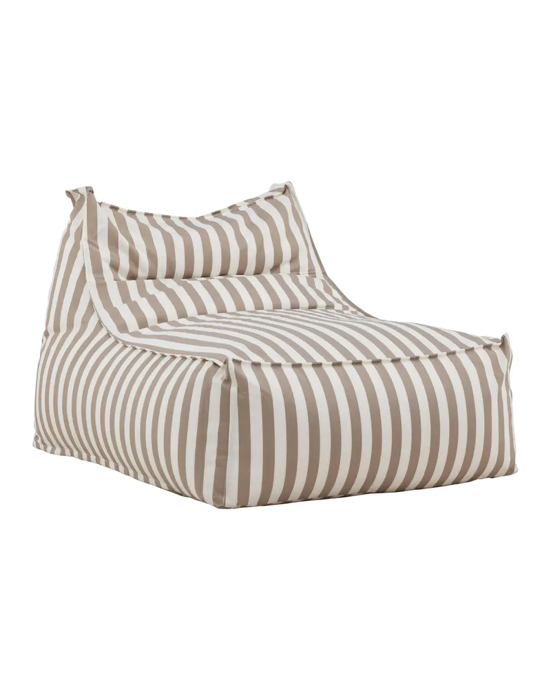 Redang Outdoor-Loungesessel im Sitzsack-Stil in Weiß, Gestell Beige, Olefin, Ansicht 4