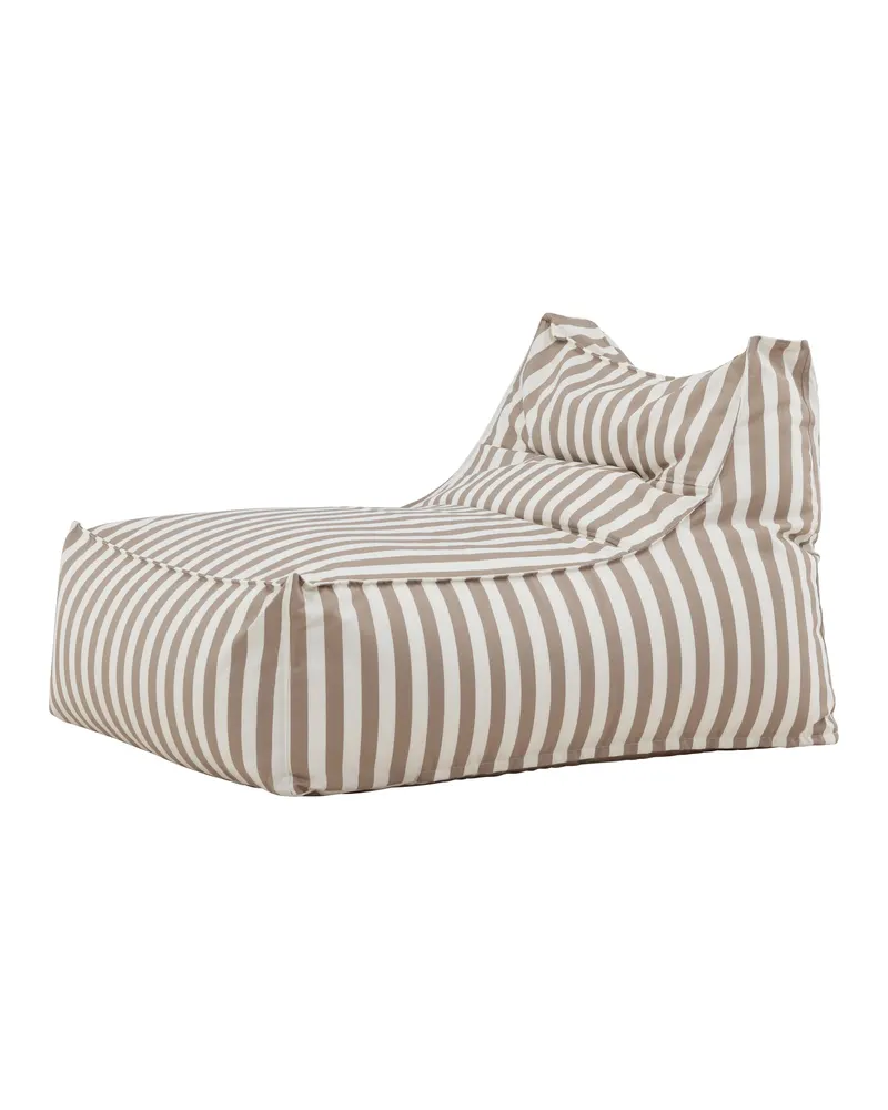 Redang Outdoor-Loungesessel im Sitzsack-Stil in Weiß, Gestell Beige, Olefin, Ansicht 6