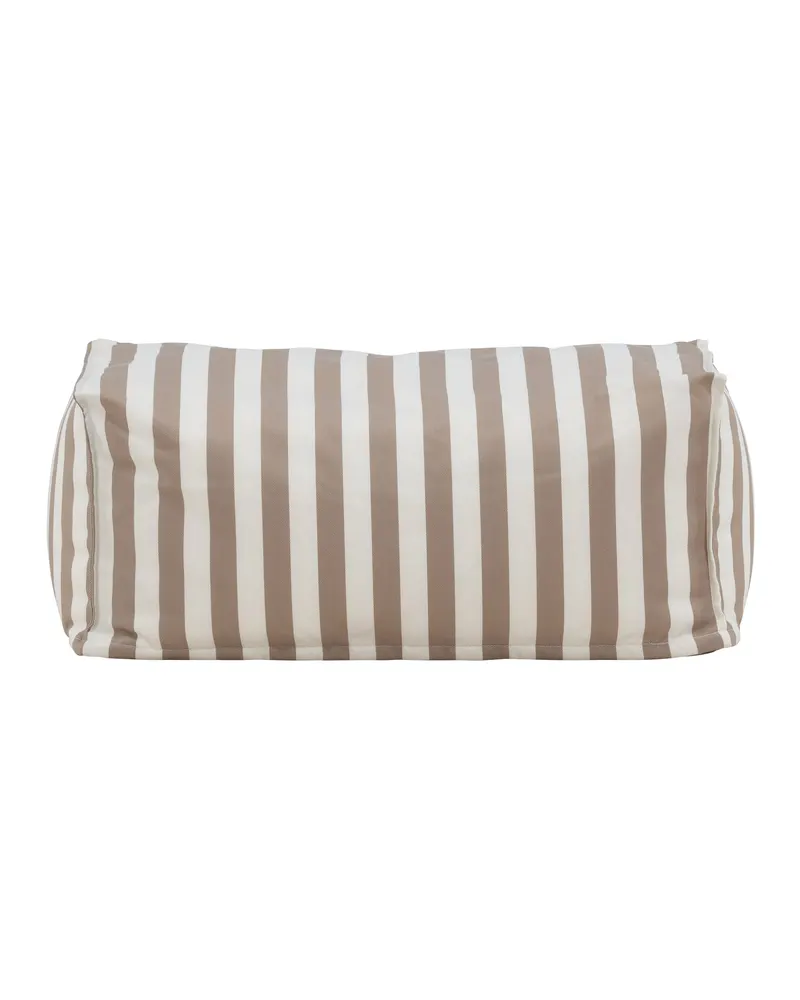 Redang Outdoor-Loungesessel im Sitzsack-Stil in Weiß / Beige, Gestell Beige, Olefin, Ansicht 1