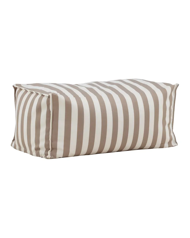 Redang Outdoor-Loungesessel im Sitzsack-Stil in Weiß / Beige, Gestell Beige, Olefin, Ansicht 8