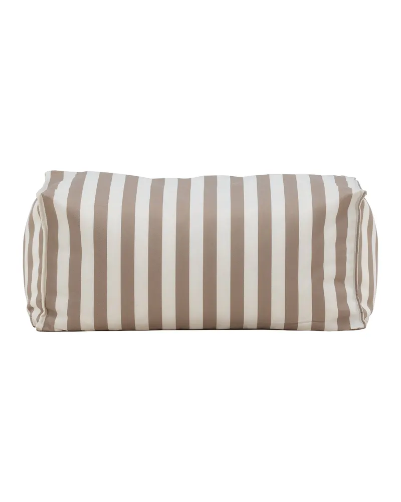 Redang Outdoor-Loungesessel im Sitzsack-Stil in Weiß / Beige, Gestell Beige, Olefin, Ansicht 9