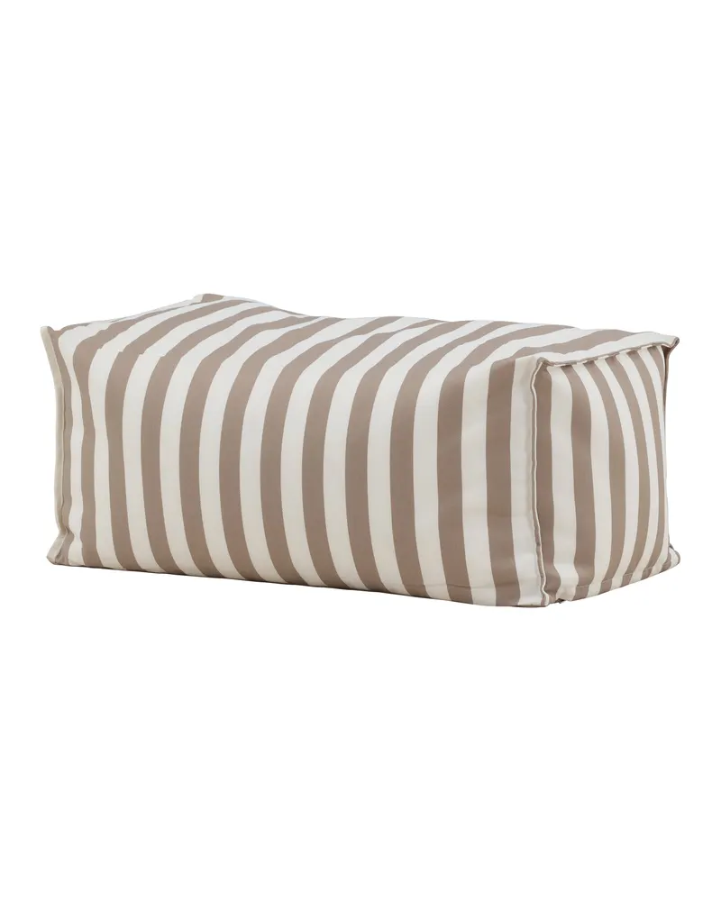Redang Outdoor-Loungesessel im Sitzsack-Stil in Weiß / Beige, Gestell Beige, Olefin, Ansicht 10