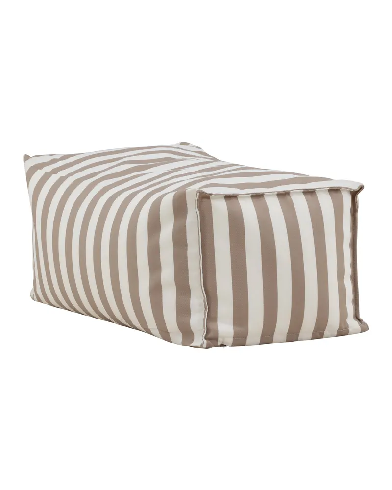 Redang Outdoor-Loungesessel im Sitzsack-Stil in Weiß / Beige, Gestell Beige, Olefin, Ansicht 11