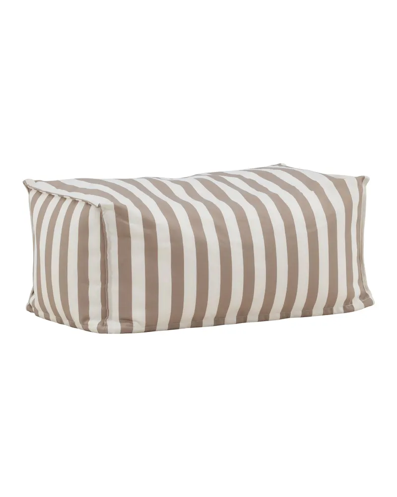 Redang Outdoor-Loungesessel im Sitzsack-Stil in Weiß / Beige, Gestell Beige, Olefin, Ansicht 12