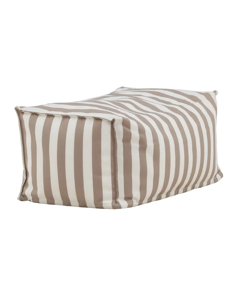 Redang Outdoor-Loungesessel im Sitzsack-Stil in Weiß / Beige, Gestell Beige, Olefin, Ansicht 2
