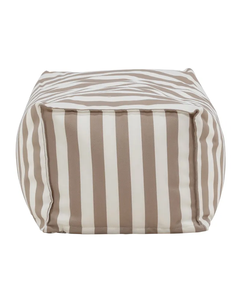 Redang Outdoor-Loungesessel im Sitzsack-Stil in Weiß / Beige, Gestell Beige, Olefin, Ansicht 4