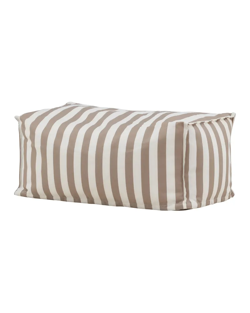 Redang Outdoor-Loungesessel im Sitzsack-Stil in Weiß / Beige, Gestell Beige, Olefin, Ansicht 5
