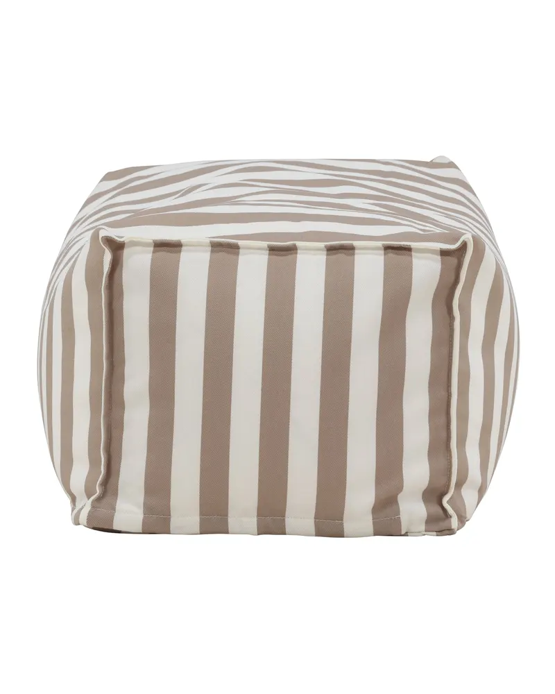 Redang Outdoor-Loungesessel im Sitzsack-Stil in Weiß / Beige, Gestell Beige, Olefin, Ansicht 6