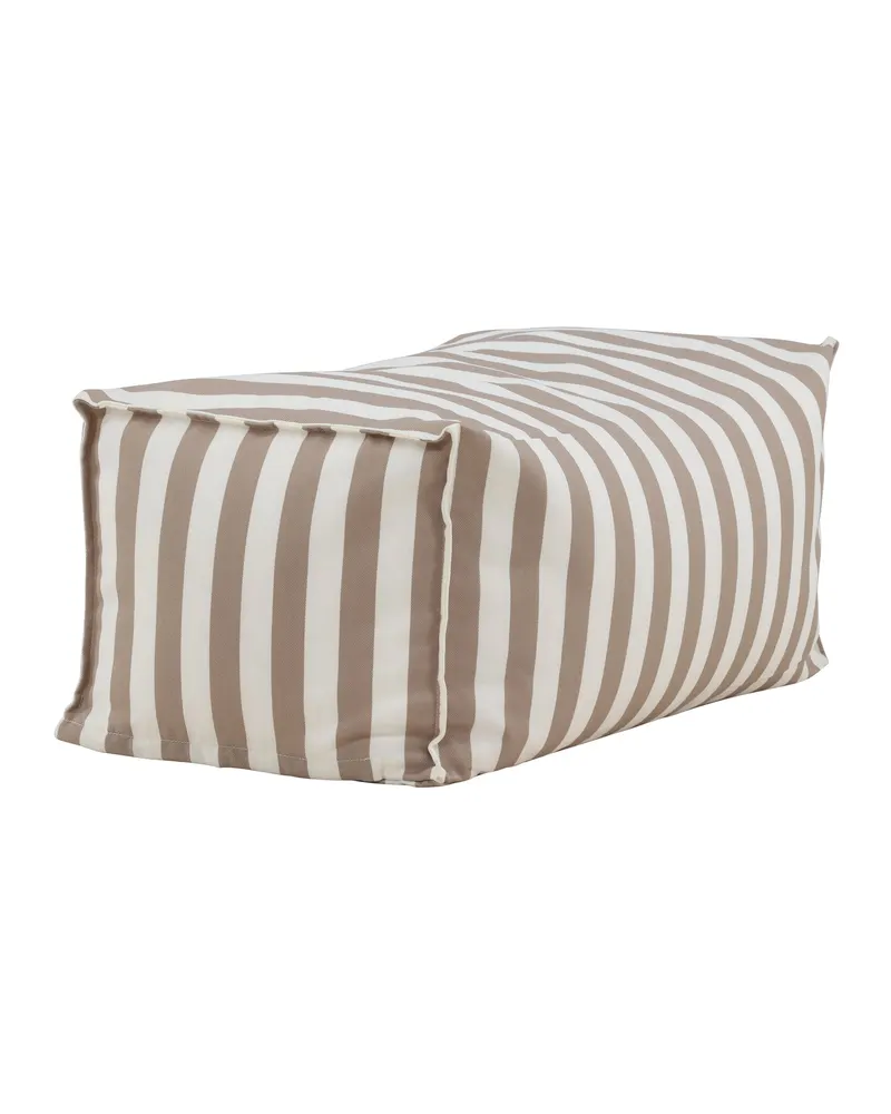 Redang Outdoor-Loungesessel im Sitzsack-Stil in Weiß / Beige, Gestell Beige, Olefin, Ansicht 7
