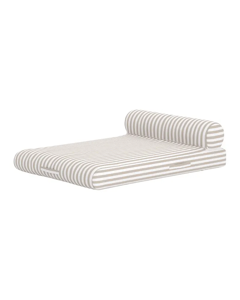 Redang Loungesessel, Hocker und Sonnenliege in Weiß / Beige, Gestell Beige, Ansicht 1