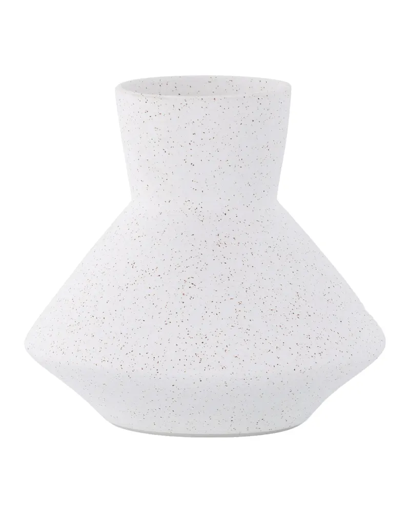 Rellis Vase aus Töpferware in Ø 22 cm, Weiß, Ansicht 11