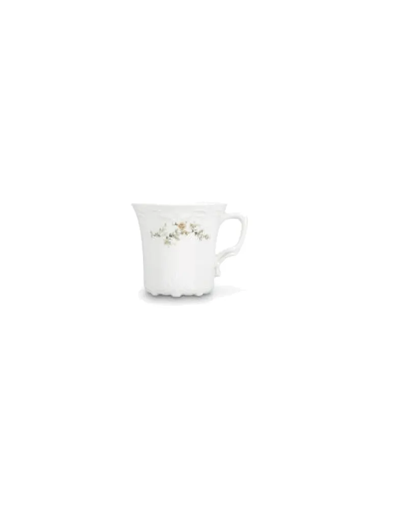 Retro Tasse aus Porzellan mit 200 ml in vier Ausführungen, Elfenbein