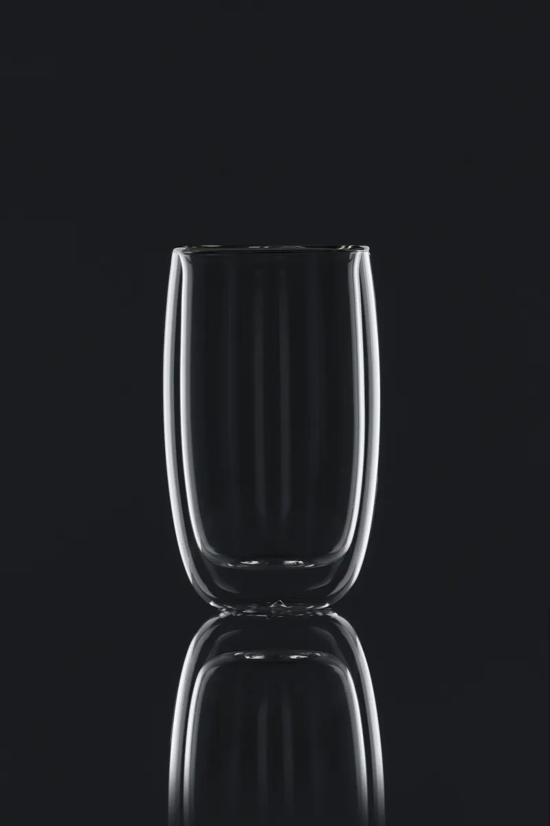 Ria Kaffeetasse aus klarem Glas, im Wohnraum, Ansicht 2