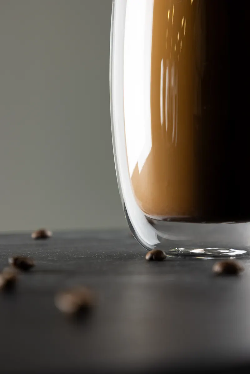 Ria Kaffeetasse aus klarem Glas, im Wohnraum, Ansicht 3