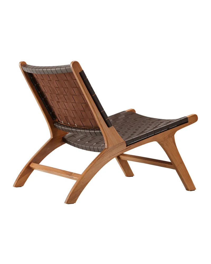 Rike Loungesessel aus Teak in Braun, Gestell Natur, Ansicht 13