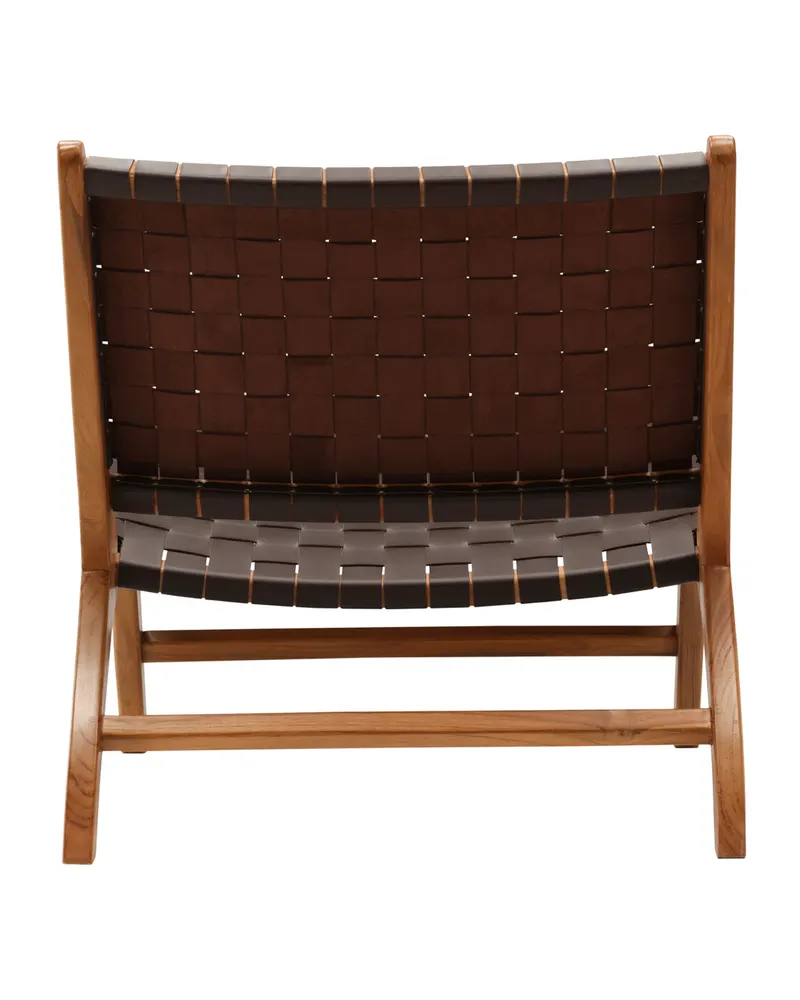 Rike Loungesessel aus Teak in Braun, Gestell Natur, Ansicht 7