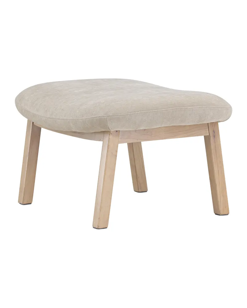 Rile Fußhocker mit Holzbeinen, Ansicht 5