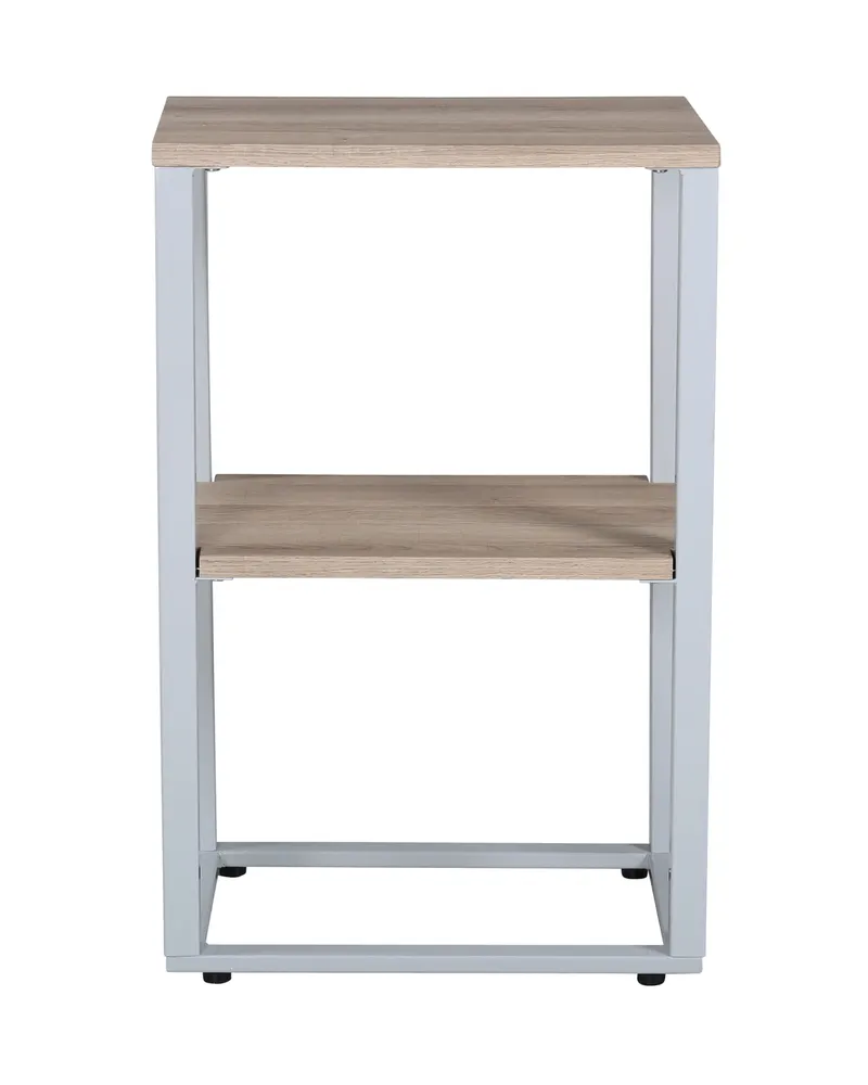 Rise schmaler Beistelltisch mit zwei Ablagen, 45 × 30 cm