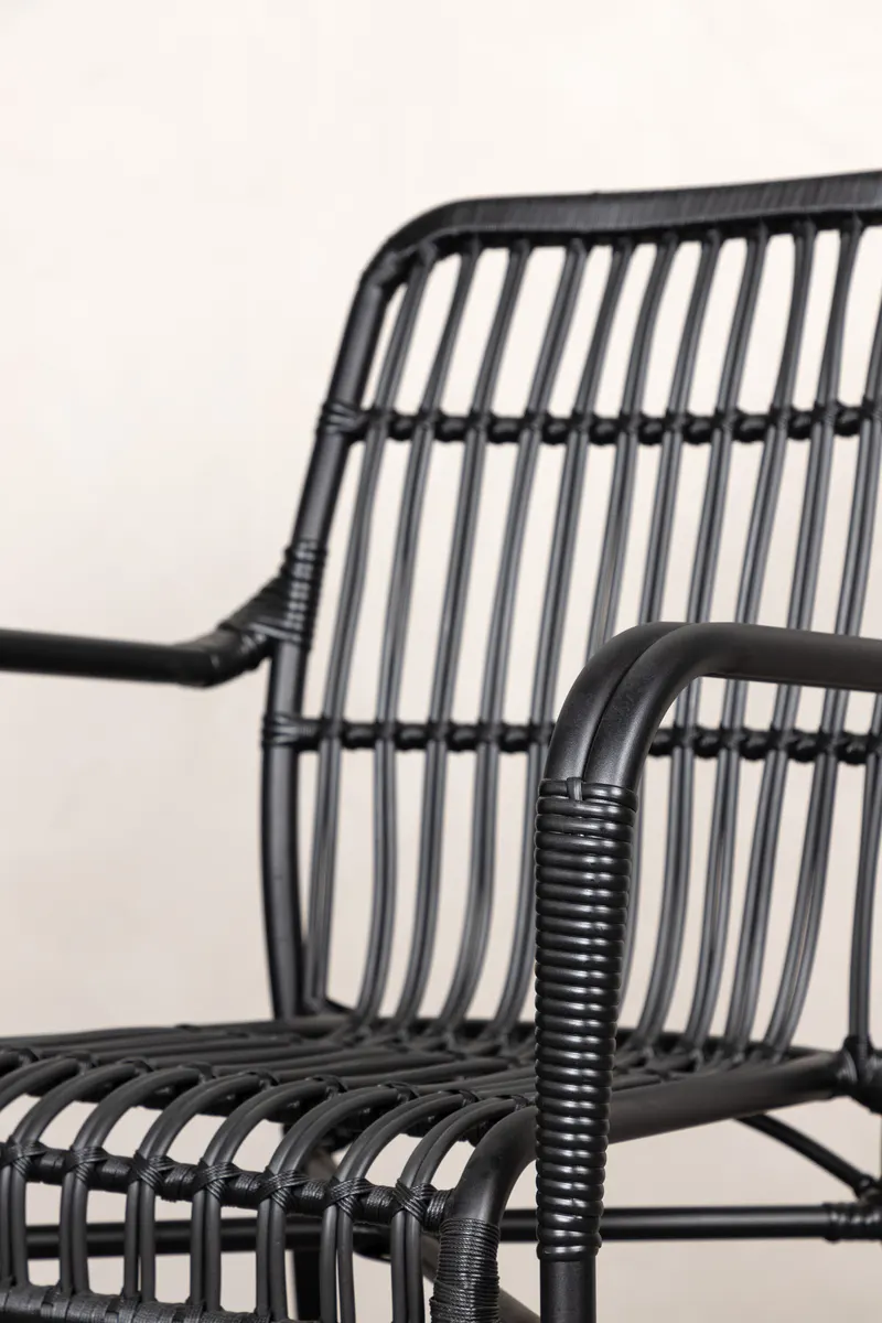 Rizal Gartensessel aus Aluminium, im Wohnraum, Ansicht 2