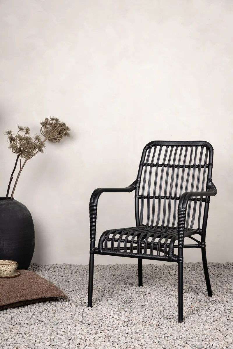 Rizal Gartensessel aus Aluminium, im Wohnraum, Ansicht 1
