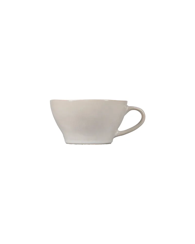 Rocca Becher mit reaktiver Glasur in Beige, 500 ml