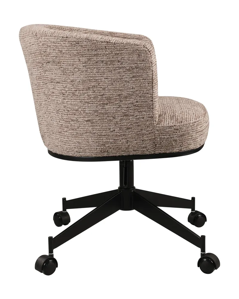 Esszimmerstuhl Rochenne, Mocca Linear, drehbar von Richmond Interiors, Produktansicht 4
