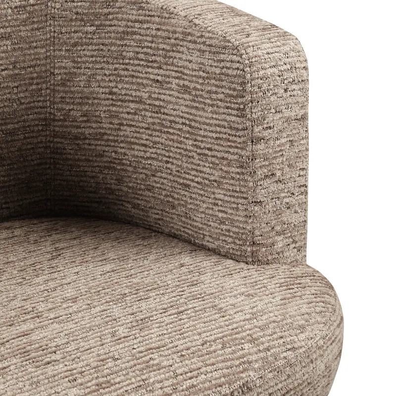 Esszimmerstuhl Rochenne, Mocca Linear, drehbar von Richmond Interiors, Produktansicht 7