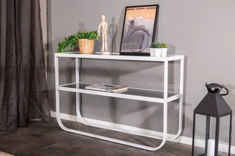Rocker Beistelltisch mit Rauchglas, im Wohnraum, Ansicht 3