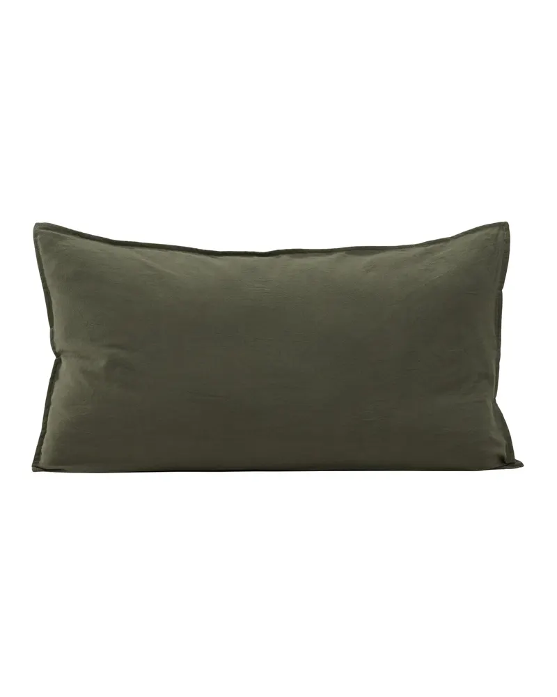 Ronja Kissenbezug 50 × 90 cm aus Baumwolle mit Paspel, Beige