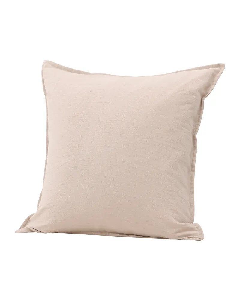Ronja Kissenbezug aus Baumwolle in 45 × 45 cm, Beige, Ansicht 2
