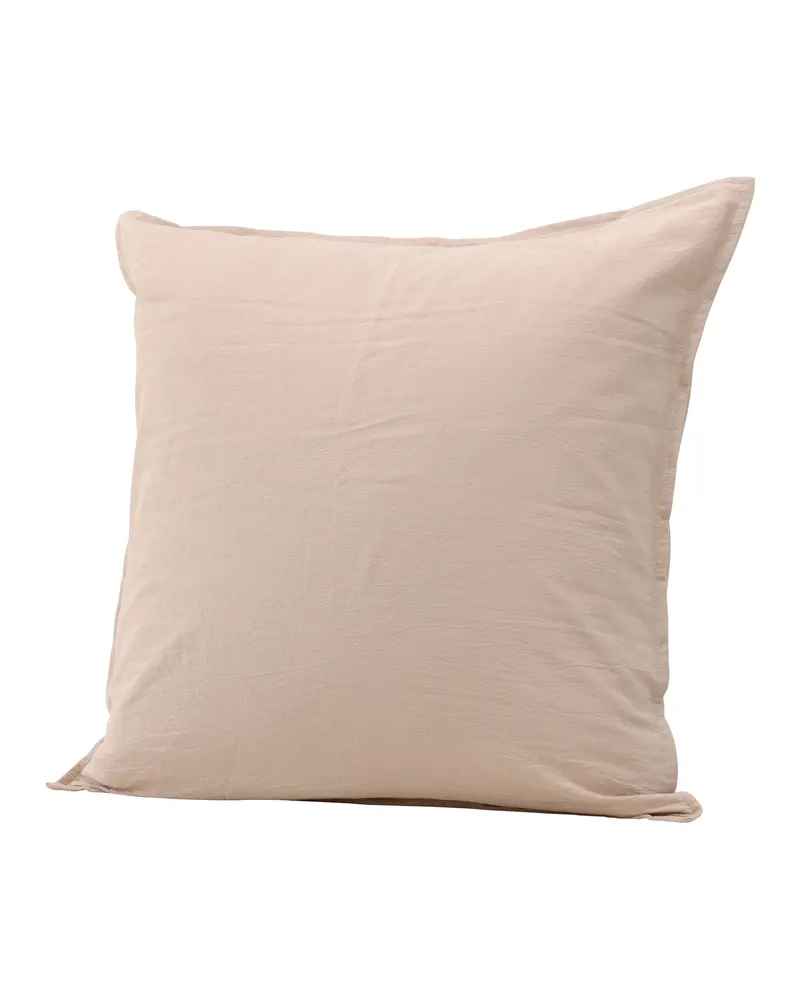 Ronja Kissenbezug aus Baumwolle in 60 × 60 cm, Beige, Ansicht 2