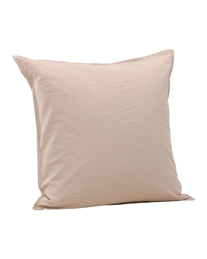 Ronja Kissenbezug aus Baumwolle in 60 × 60 cm, Beige, Ansicht 4