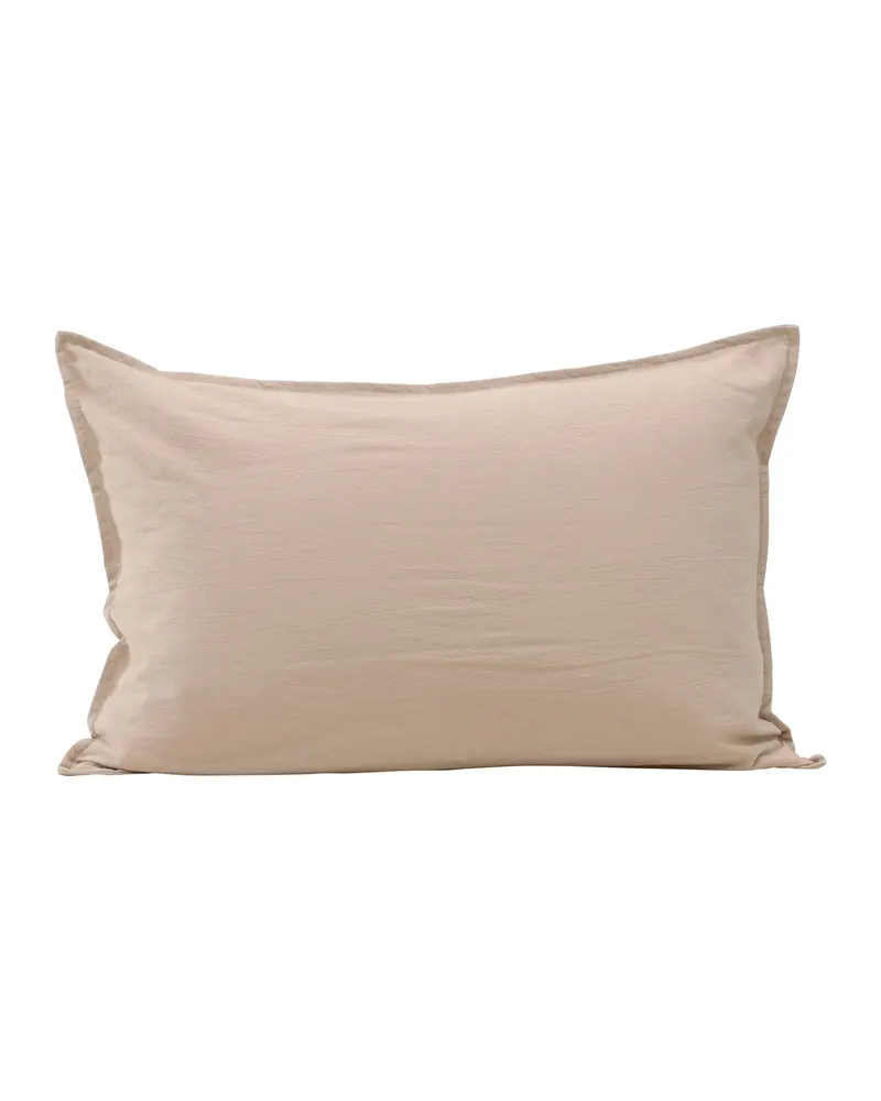 Ronja Kissenbezug aus Baumwolle in 40 × 60 cm, Beige, Ansicht 1