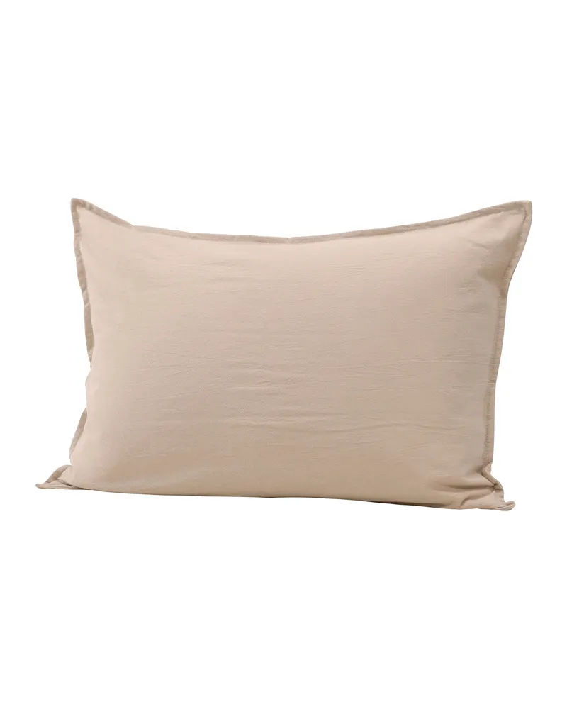 Ronja Kissenbezug aus Baumwolle in 40 × 60 cm, Beige, Ansicht 2