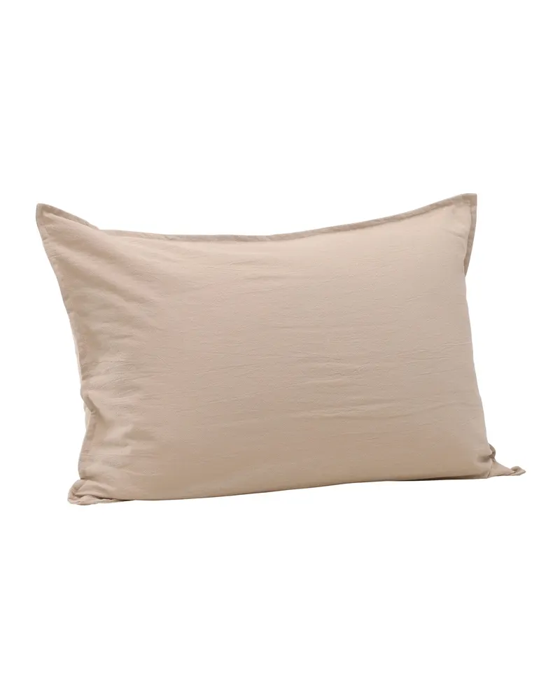 Ronja Kissenbezug aus Baumwolle in 40 × 60 cm, Beige, Ansicht 4