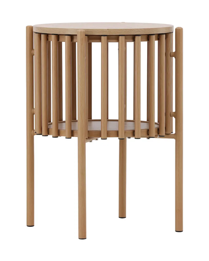 Rubbo runder Beistelltisch mit Lamellen, Ansicht 4